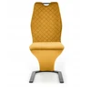 Minkšta kėdė K-442 Halmar Mustard, ant bėgių