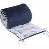 Minkšta kūdikio lovytės apsauga Babymam 180x30, mėlyna