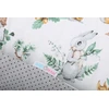 Minkšta kūdikio lovytės apsauga Babymam Miškas, 180x30 cm, pilka