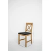 Minkšta medinė kėdė svetainei, valgomajam, virtuvei, tvirta ir stabili