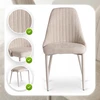 Mebel Elite Minkšta virtuvės audinio kėdė, skirta svetainei valgomajam Cashmere TORINO