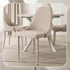 Mebel Elite Minkšta virtuvės audinio kėdė, skirta svetainei valgomajam Cashmere TORINO