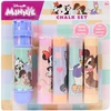 Minnie Mouse DISNEY MINNIE PEELĖS KELIO KREIDOS 5 SPALVŲ KREIDOS + PIEŠIMO RANKENĖ