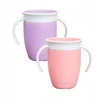 Miracle 360 ​​treniruočių puodelis su rankenėlėmis 207ml munchkin purpurinė/rožinė