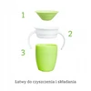 Miracle 360 ​​treniruočių puodelis su rankenėlėmis 207ml munchkin žalias mėlynas