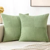 MIULEE Rinkinys 2 Poszewek 50 x 50 m Žalias Boho Na Poduszki Sofa