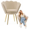 Mivihome Veliūrinė valgomojo kėdė Minkštas SHELL Glamour ĮVAIRINGOS SPALVOS
