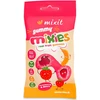 MIXIT Fruit Mixies, natūralūs braškių ir bananų skonio želė saldainiai 35