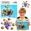 MM Magnetinė konstrukcija blokuoja didelius 216 kubų kubelių pikselių Yellsi