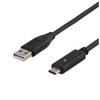 Mob. telefono kabelis DELTACO, USB 2.0, juodas / USBC-1002