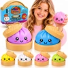 Modebelle 3x Squishy squishy koldūnų rinkinys Koldūnas 10 cm DIDELIS koldūnas