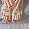 Modebelle REALIŠKOS TATUiruotės MOTERIŠKOS TATUiruotės GĖLĖS ATLIEKOS VANDENIUI LAIKINAS 30 LAPŲ