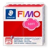 Modeliavimo masė - FIMO - SOFT - Kalėdų raudona - Lengvai maišoma - 57 g