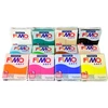 **Modelinas Fimo, 56g, raudonos su žėručiu spalvos
