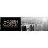Modernclock Duży zegar ścienny MC- KOT- Baltas - DLA DZIECKA