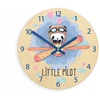Modernclock Laikrodis ścienny do pokoju dziecka PANDA CICHY 30 cm