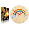Modernclock Laikrodis ścienny do pokoju dziecka TĘCZA 30cm CICHY