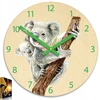 Modernclock Laikrodis ścienny KOALA do pokoju dla dziecka - CICHY