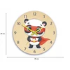 Modernclock Laikrodis ścienny PANDA do pokoju dziecka NOWOCZESNY