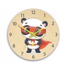 Modernclock Laikrodis ścienny PANDA do pokoju dziecka NOWOCZESNY