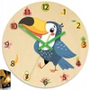 Modernclock Laikrodis ścienny TUKAN do pokoju dziecka NOWOCZESNY