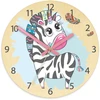 Modernclock Laikrodis ścienny ZEBERKA dla dziecka- CICHY 30cm