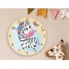 Modernclock Laikrodis ścienny ZEBERKA dla dziecka- CICHY 30cm