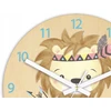 Modernclock Lew sieninis laikrodis vaikų kambariui modern LewIndianin