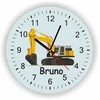 Modernclock Vaikiškas sieninis laikrodis Traktorius