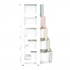 Modernhome REGAŁ MOBILIA, SZAFKA, 5 stalčiai, Baltas, DO SALONU, NA KSIĄŻKI, PÓŁKA, 75CM