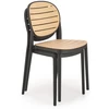 Moderni kėdė K529 Juodas Natural Halmar Scandinavian