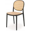 Moderni kėdė K529 Juodas Natural Halmar Scandinavian