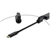 Modulinis adapterio žiedas DELTACO, HDMI į USB-C, juodas / HDMI-AR11 / 1902497