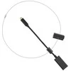 Modulinis adapterio žiedas DELTACO, HDMI į USB-C, juodas / HDMI-AR11 / 1902497