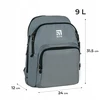Mokyklinė kuprinė jaunimui Kite K24-2589s-2, pilka