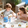 MOKYMASIS ROBOTAS MOKYTIS PIEŠIMO IR ANGLŲ KALBOS 100 KORTELIŲ RINKINYS