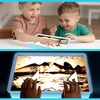 MOKYMOSI RINKINYS DAŽYMAS SMILIU SU LED lempute VAIKAMS 7 SPALVŲ DOVANA