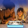 MOKYMOSI RINKINYS DAŽYMAS SMILIU SU LED lempute VAIKAMS 7 SPALVŲ DOVANA