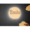 Moliland Lampka nocna chmurka su napisem Bosko- boska lampka ścienna do pokoju dzieci