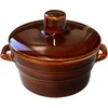 Molinis puodas su dangčiu Krystynka 12x13x6cm/0.3L rudas
