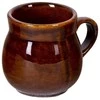 Molinis puodelis su ąsele Krystynka 11x8x8cm/0.25L rudas