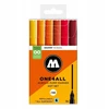Molotow One4all 127hs Hot Set akriliniai markeriai, 6 vnt.