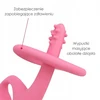 Mombella Dancing Elephant Teether rožinė