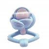 Mombella Teether rankena Monkey Toy mėlyna