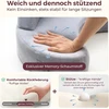MOMCOZY Ergonomiška maitinimo pagalvė 57cm Atminties putos Reguliuojama