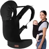 MoMi COLLET nešynė, juoda - 2in1 gobtuvas, 2 pozicijos, iki 15kg