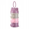 Mommy Bag konteineris Teddy bear pieno formulei, rožinis