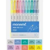 Monami Essenti Twin 10 spalvų žymekliai, Fantasy Coloring