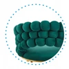Monovo Glamour Veliūrinis kėdžių butelis Žalias Gold Velvet Pintos kojos BUBBLE