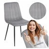 Monovo Minkšta kėdė svetainei Modern Loft Velvet Pilkas Velvet ORITE